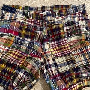 New with tags polo madras shorts